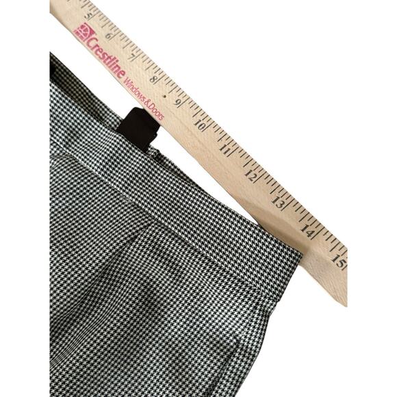 Liz Claiborne Classics Wool Pants Sz 12 Houndstooth Pleated Lined Back Zip Retro - Picture 9 of 10